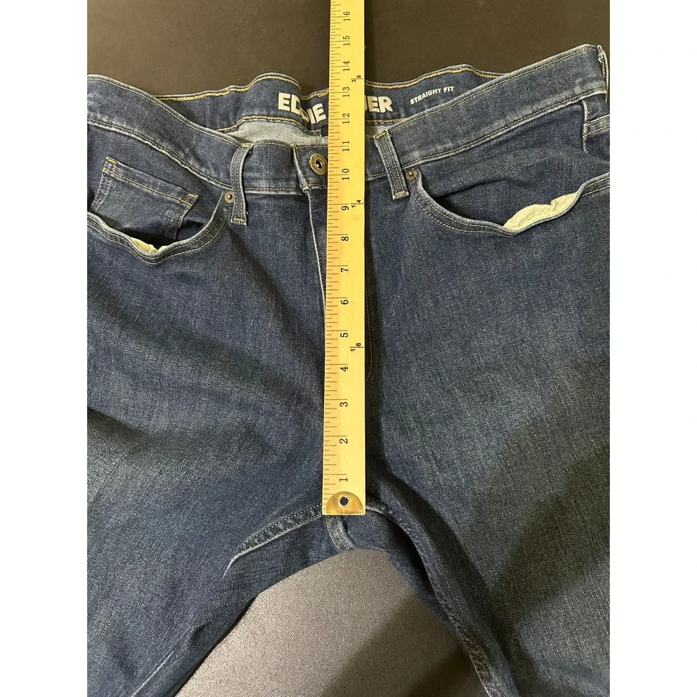 Eddie Bauer Straight Fit Jeans Mens 36x34 Blue Denim Classic Rugged Normcore